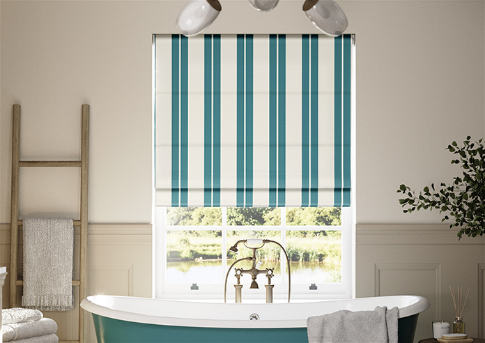 The British Stripe Co. Edward, Blackpool No.1 - Roman Blind - Image 3